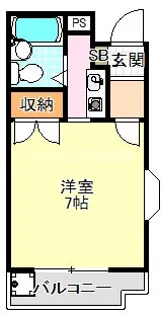 新栄プロパティー北野田I【3階】の間取り