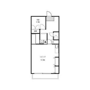 レジデンスすみれ【4階】の間取り