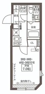 COCOCUBE南大塚【3階】の間取り