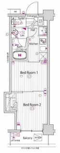 ガーラ・グランディ調布【2階】の間取り