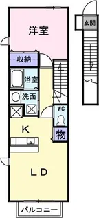 フォレストヒル【2階】の間取り