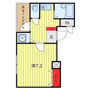 日暮里中央COURT【4階】の間取り