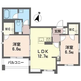 クオリスタ【3階】の間取り