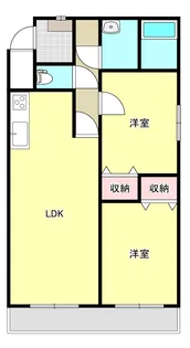 Y・フジビル新白河【5階】の間取り