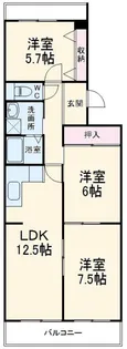 シティ・ライフ島田【2階】の間取り
