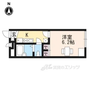 レオパレスMOONLIGHT【1階】の間取り
