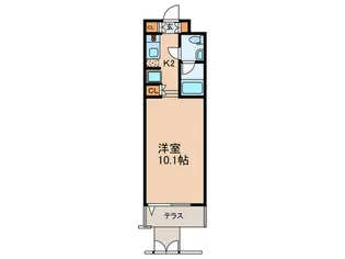 OKコ-ト・KOTAKE【3階】の間取り