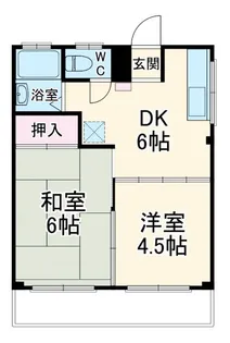 リバーサンズハイツ【2階】の間取り