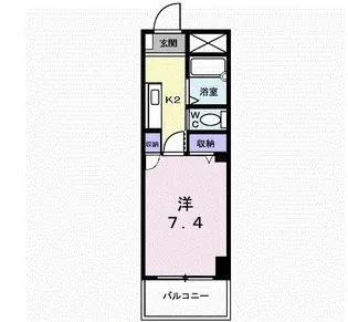 ヴィラアベニュー【1階】の間取り