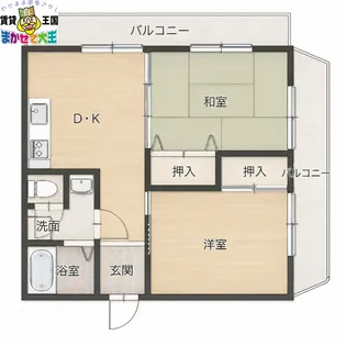 弁天ヒルズ【2階】の間取り