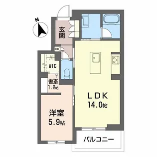 グレインコート【3階】の間取り