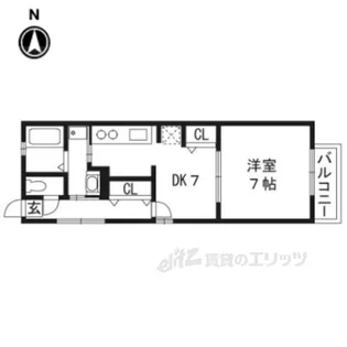 セピアコート円町【2階】の間取り