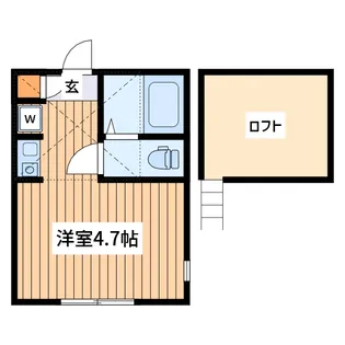 コンフォールシャルム川崎【2階】の間取り