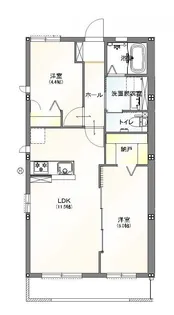 Villa Solare【ヴィラソラーレ】【1階】の間取り