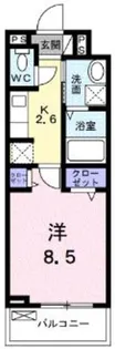 グラン・フィオーレ矢部【2階】の間取り