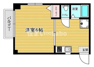 スリム高取【2階】の間取り