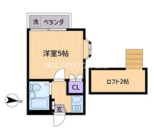 ガーデン都立家政【2階】の間取り