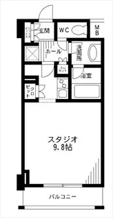 レジディア九段下【7階】の間取り