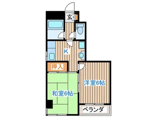 ベルメゾンIII【4階】の間取り