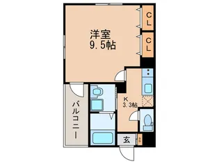 グローパレス小路part1【1階】の間取り
