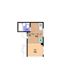 小谷ハイツ【1階】の間取り