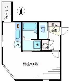 フェニックス西品川【1階】の間取り