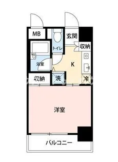 マイナビSTAYミライエ池袋明治通り【6階】の間取り