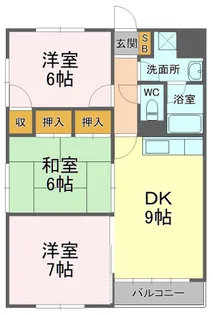 カーサアイ【3階】の間取り