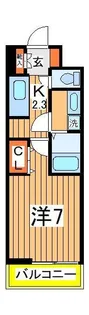 ルクール【2階】の間取り