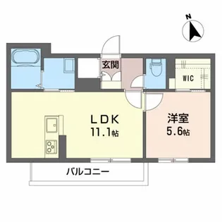 シャーメゾン イーフィールド【3階】の間取り