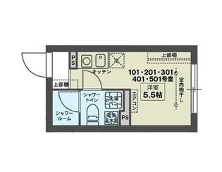 COCOFLAT下井草【5階】の間取り