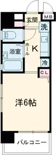 ロワール島津山南【7階】の間取り