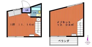 第一代田橋アーバンライフ【2階】の間取り