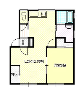 コーポL【1階】の間取り