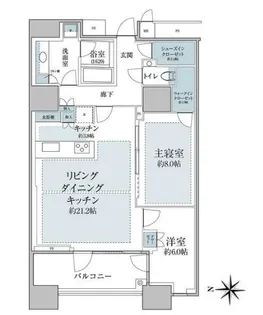 三田ガーデンヒルズ イーストヒル【9階】の間取り