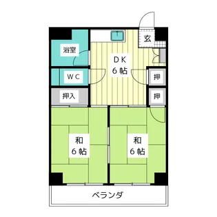 コーポキトウ【2階】の間取り