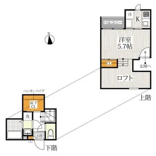 CB九品寺リヤン【2階】の間取り