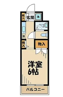 クロノス元橋本East【1階】の間取り