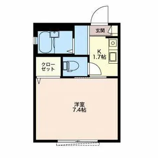 シャンテ【1階】の間取り