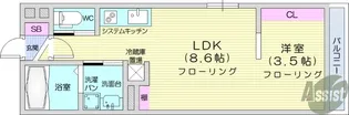 Bon voyage【2階】の間取り