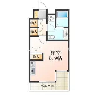 ソフィットクラブ【6階】の間取り