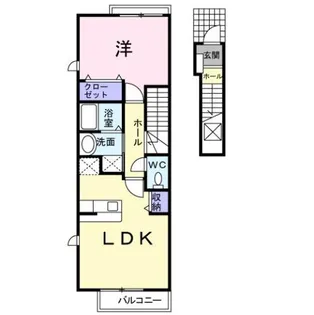 エス・ハーベスト【2階】の間取り