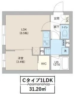 レピュア西池袋レジデンス【4階】の間取り