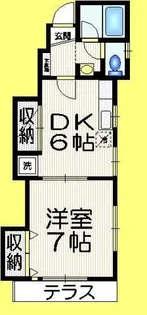 フィアー東高円寺【1階】の間取り