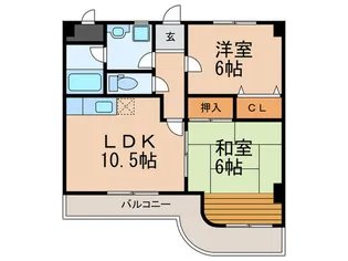 マーベラス【3階】の間取り