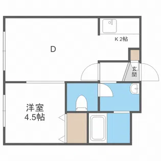 LEE SPACE発寒3条【3階】の間取り