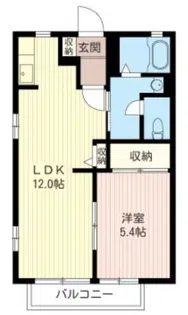 DIAS KUNITACHI【2階】の間取り