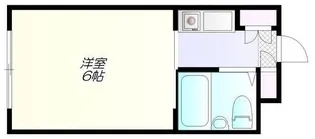 ペティネール四谷【1階】の間取り