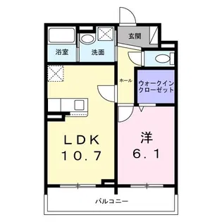カーサ・ミキーオ桂【3階】の間取り