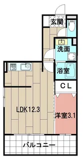 Studie GAMOU【3階】の間取り